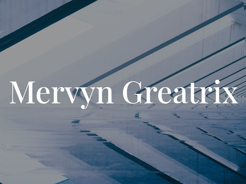 Mervyn Greatrix