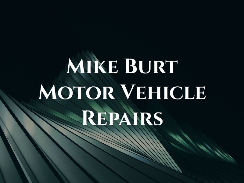 Mike Burt Motor Vehicle Repairs