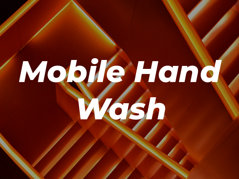 Mobile Hand CAR Wash