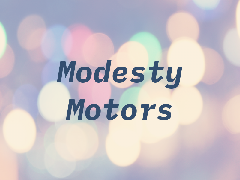 Modesty Motors