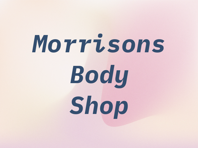 Morrisons Body Shop