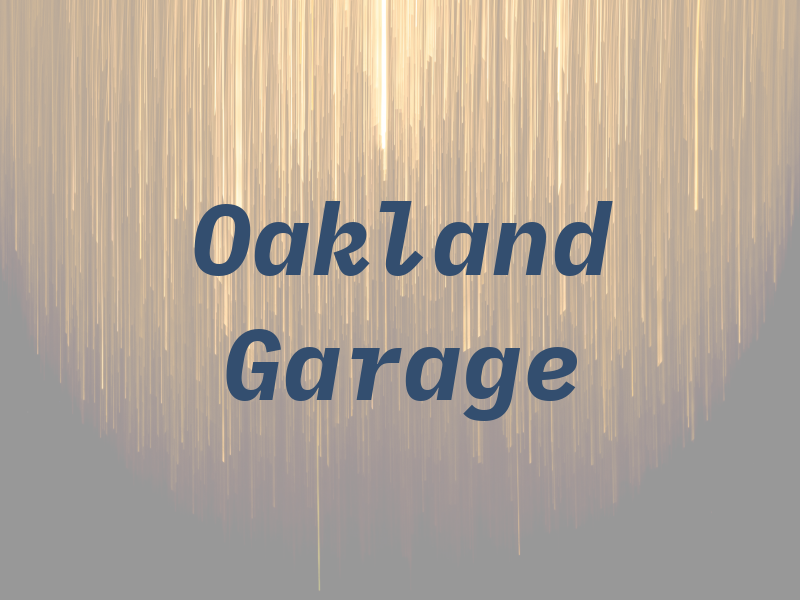 Oakland Garage
