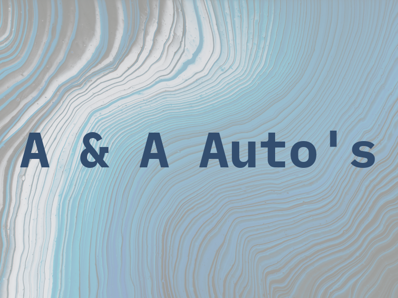 A & A Auto's