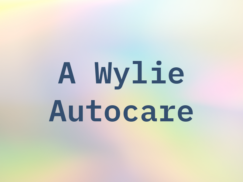 A Wylie Autocare