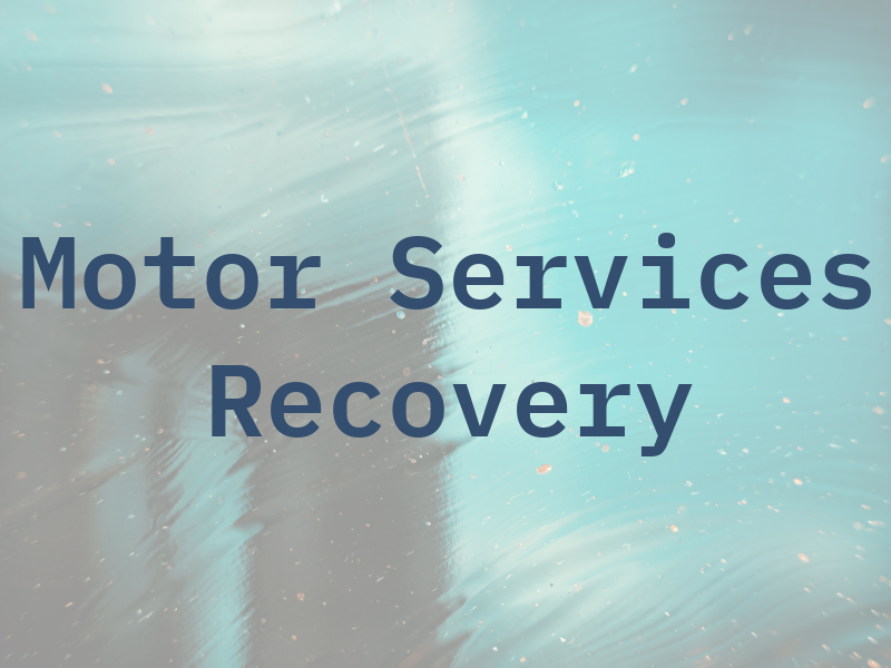 A j Motor Services and Recovery