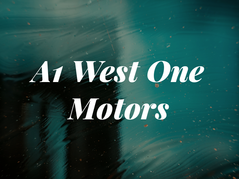 A1 West One Motors
