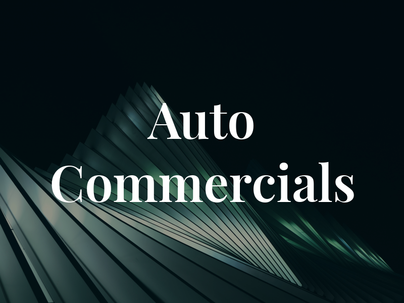 Auto Commercials