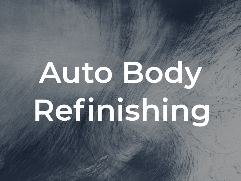 Auto Body Refinishing