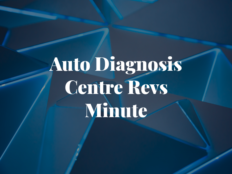 Auto Diagnosis Centre t/A Revs Per Minute