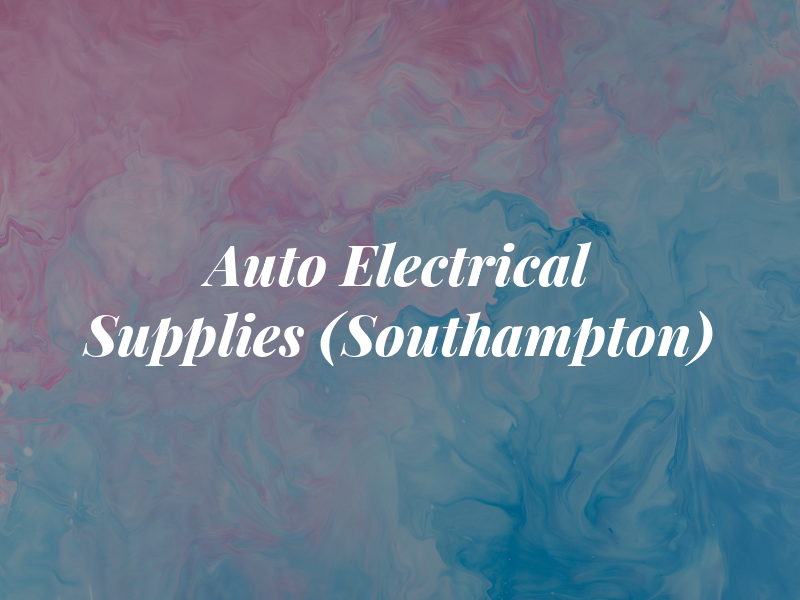 Auto Electrical Supplies (Southampton) Ltd