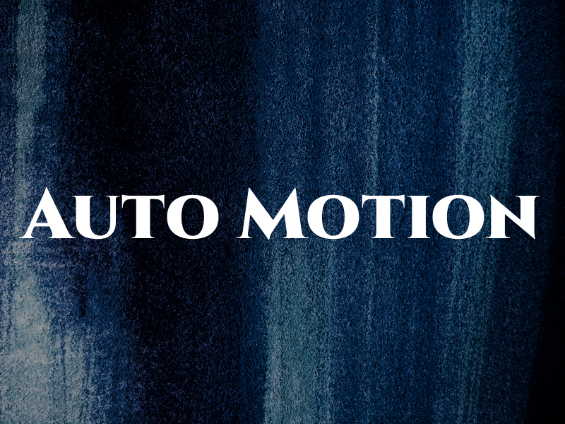 Auto Motion
