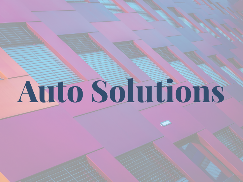 Auto Solutions