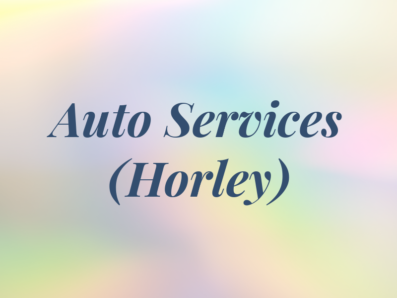Auto Services (Horley) Ltd