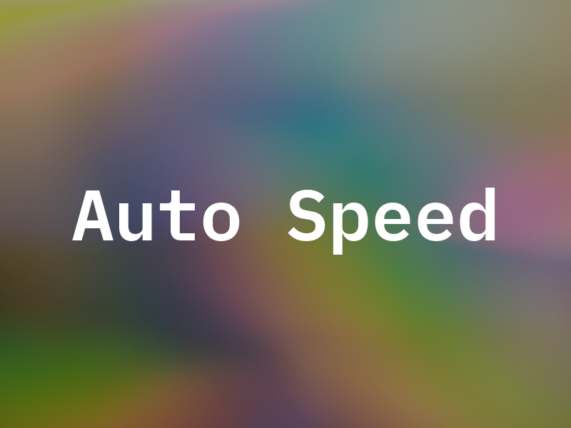 Auto Speed