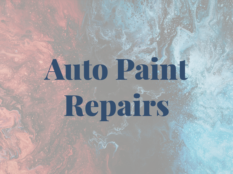 Auto Paint Repairs