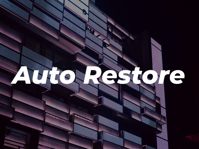 Auto Restore