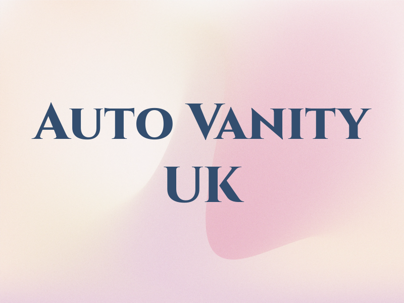 Auto Vanity UK