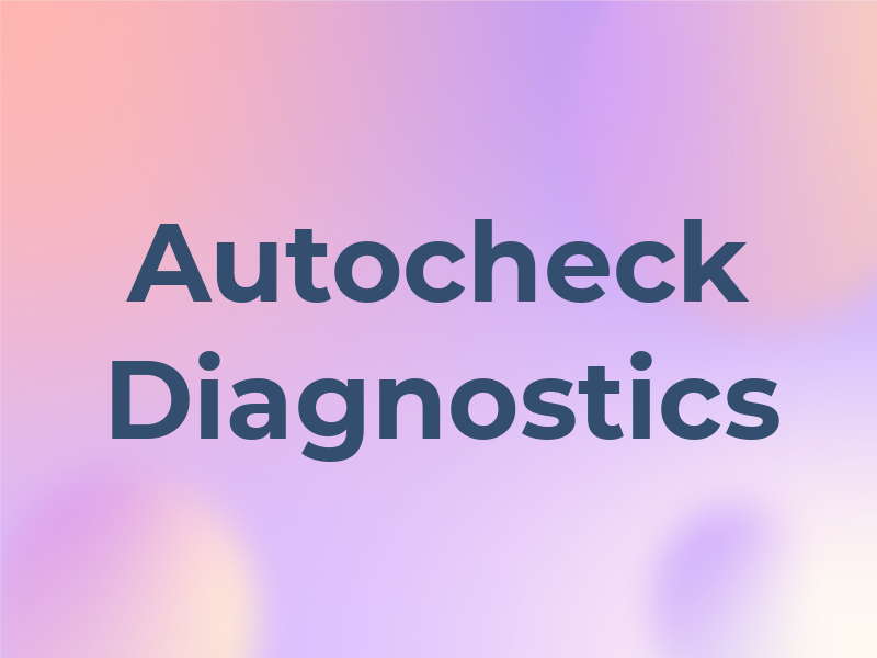 Autocheck Diagnostics
