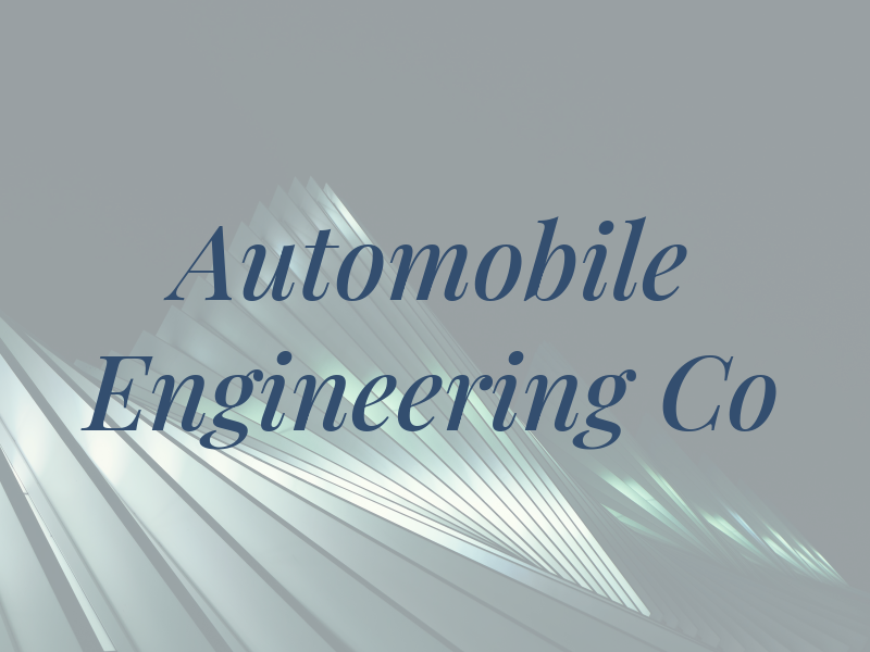 Automobile Engineering Co