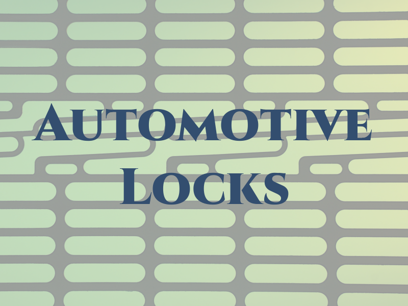 Automotive Locks