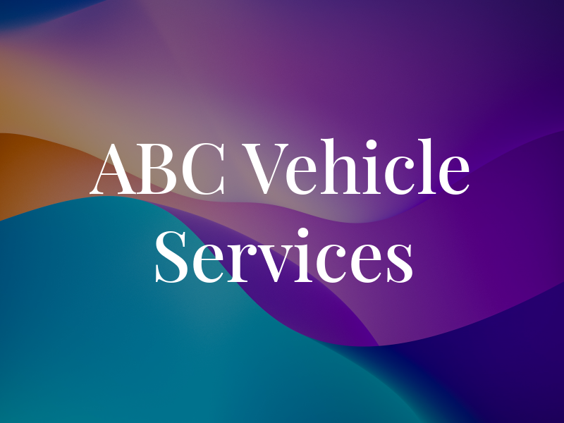 ABC Vehicle Services