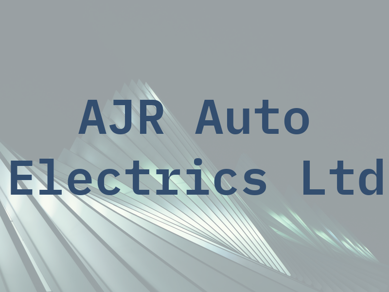 AJR Auto Electrics Ltd