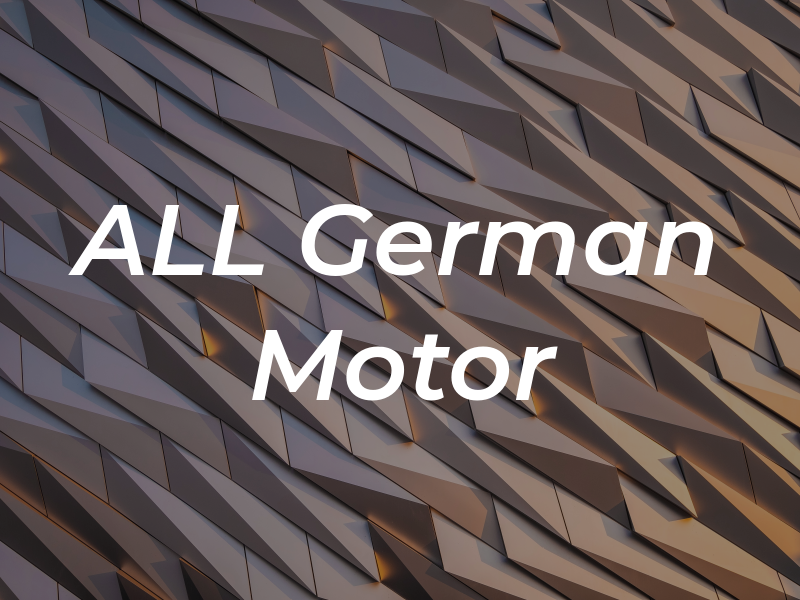 ALL German Motor