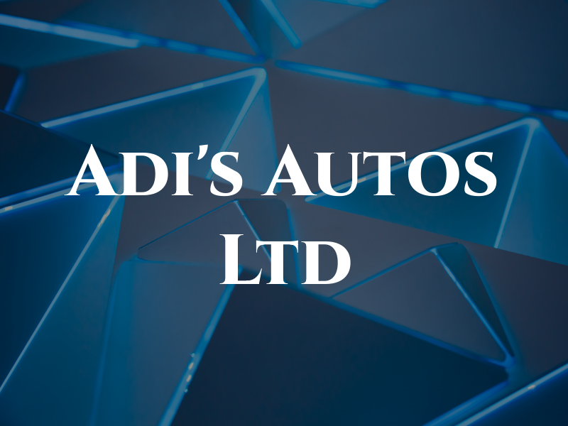 Adi's Autos Ltd