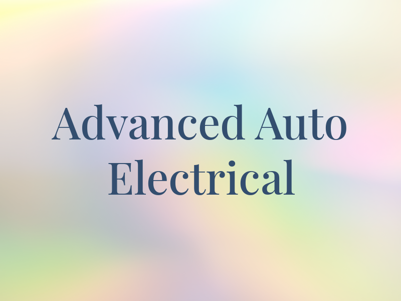 Advanced Auto Electrical Ltd