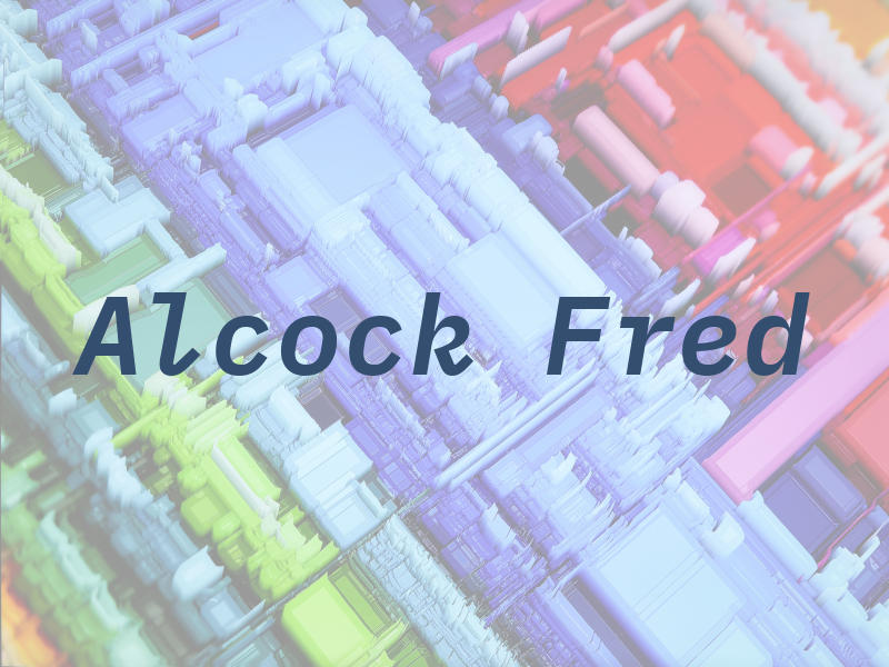 Alcock Fred