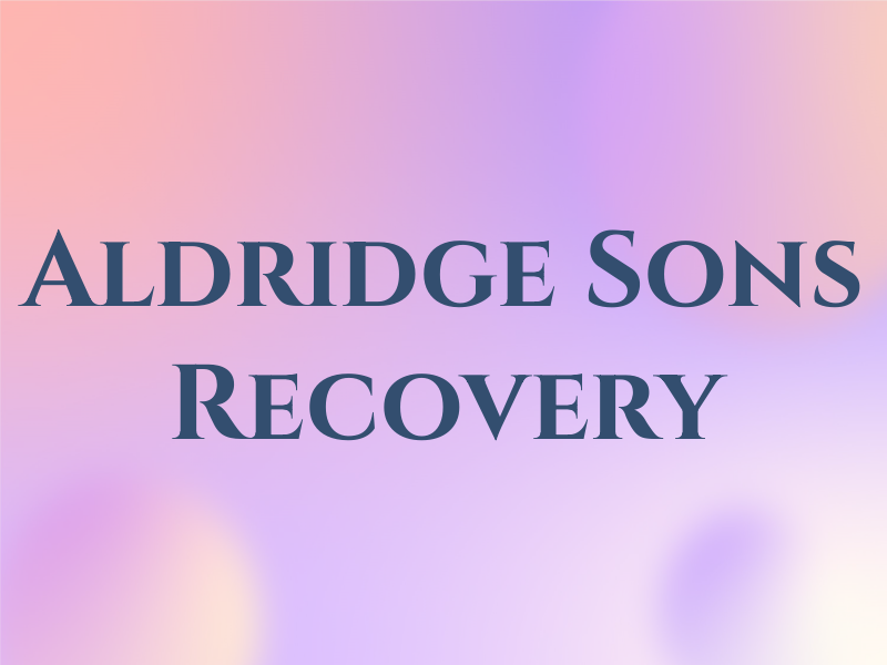 Aldridge & Sons Recovery Ltd