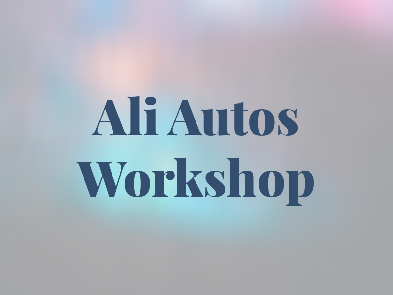Ali Autos Workshop
