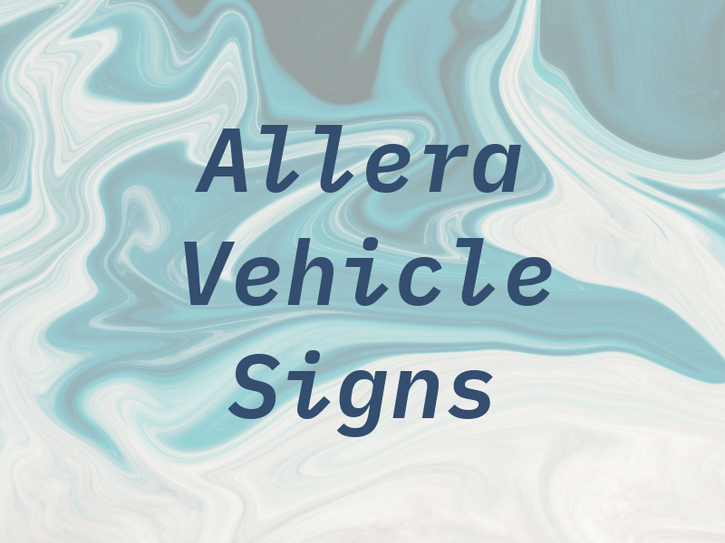 Allera Vehicle Signs