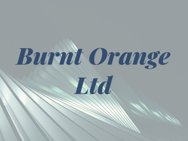 Burnt Orange Ltd