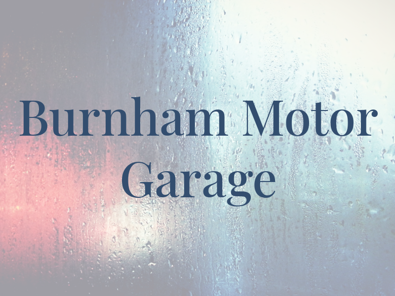 Burnham Motor Garage