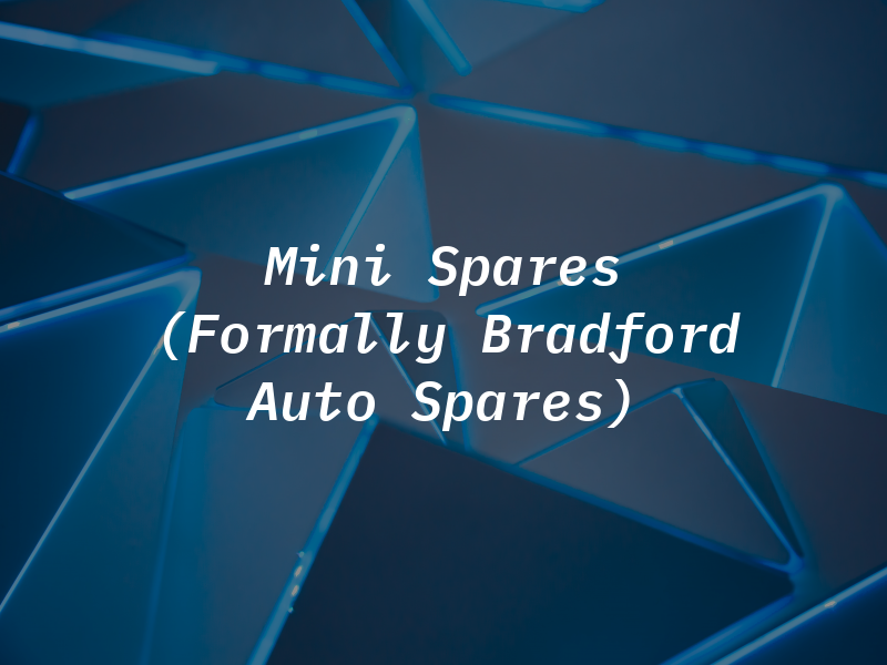 BAS Mini Spares Ltd (Formally Bradford Auto Spares)