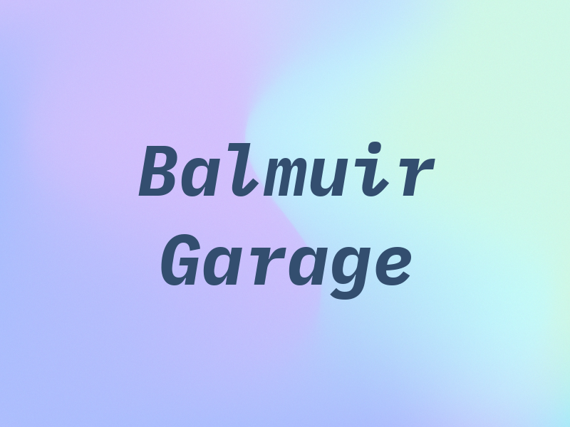 Balmuir Garage