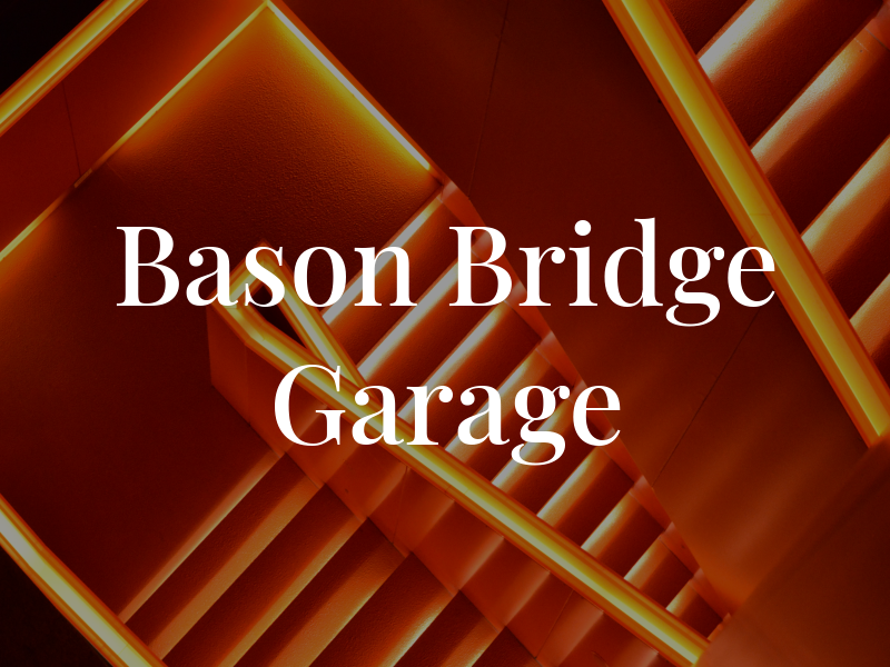Bason Bridge Garage