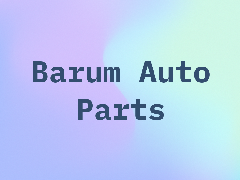 Barum Auto Parts Ltd