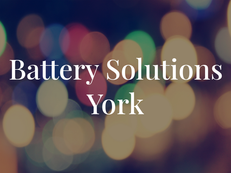 Battery Solutions York Ltd