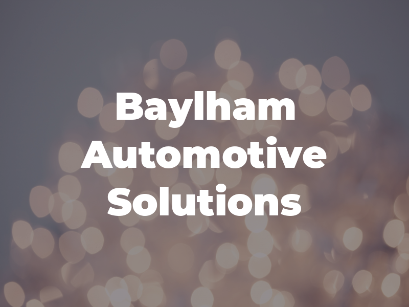 Baylham Automotive Solutions