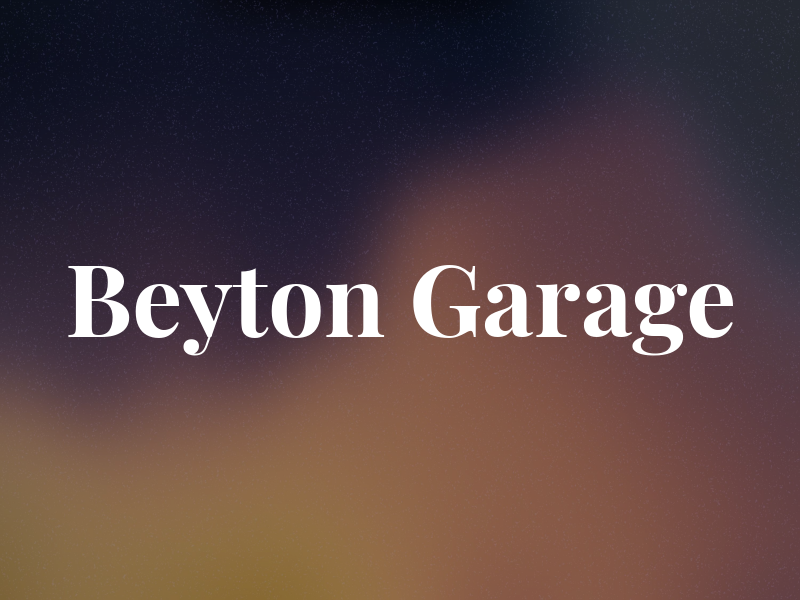 Beyton Garage