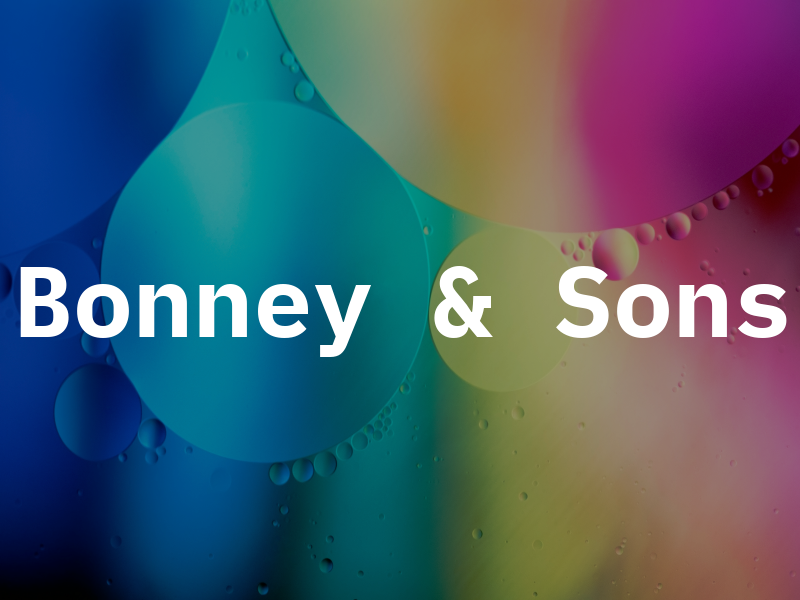 Bonney & Sons