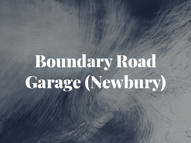 Boundary Road Garage (Newbury) Ltd