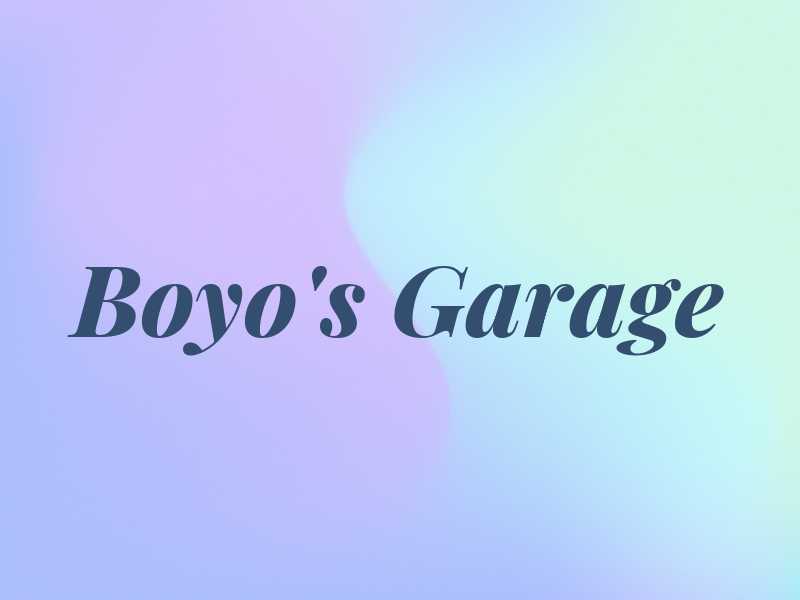 Boyo's Garage
