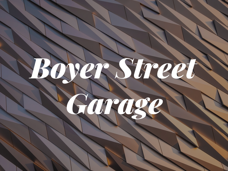 Boyer Street Garage