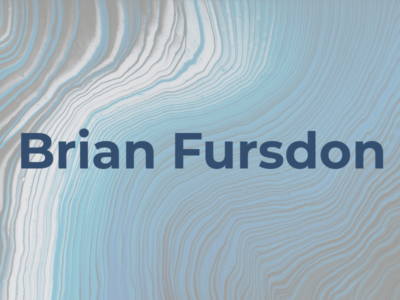 Brian Fursdon