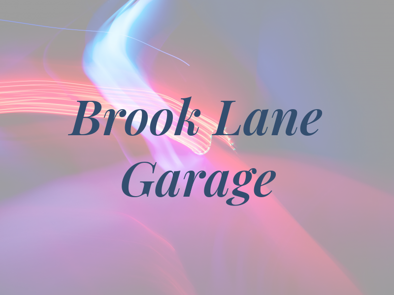 Brook Lane Garage