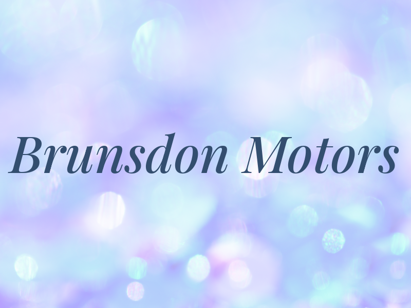 Brunsdon Motors