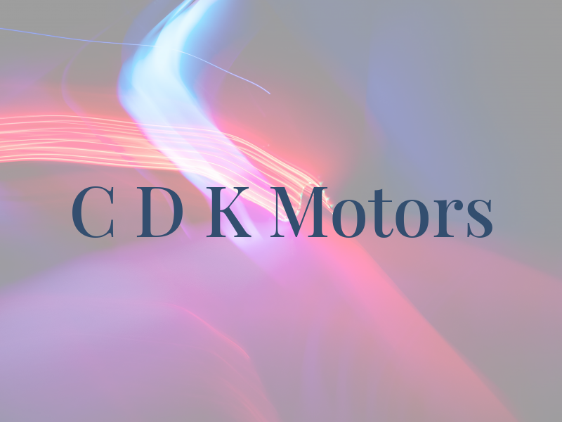 C D K Motors